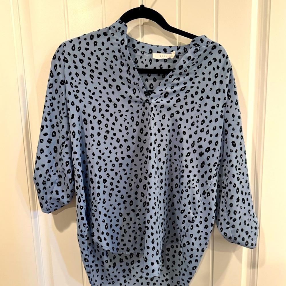 Lush Leopard print blouse